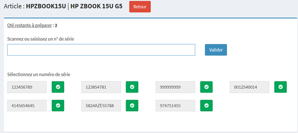 Application de préparation des commandes clients Wavesoft